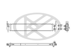 Radiator racire motor KOYORAD PL443513