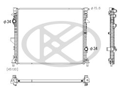 Radiator racire motor KOYORAD PL323384