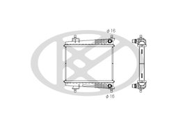 Radiator racire motor KOYORAD PL423733