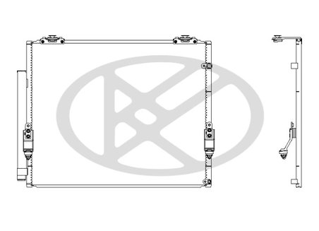 RADIATOR CLIMATIZARE KOYORAD CD010850 - Compatibil cu TOYOTA
