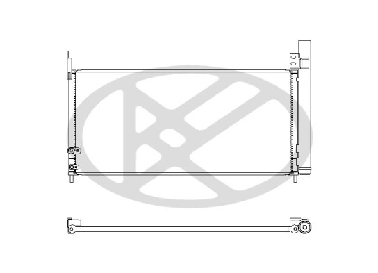 RADIATOR CLIMATIZARE KOYORAD CD010420M - Compatibil cu LEXUS, TOYOTA