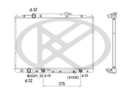 RADIATOR RACIRE MOTOR KOYORAD PL082179 - Compatibil cu ACURA