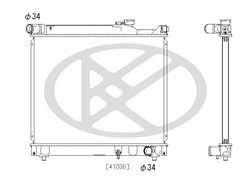 RADIATOR RACIRE MOTOR KOYORAD PL103113 - Compatibil cu SUZUKI