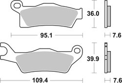 SET PLACUTE FRANA BREMBO 07GR26SD - Piesa auto compatibila cu mai multe marci
