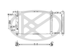Radiator racire motor KOYORAD PL311901