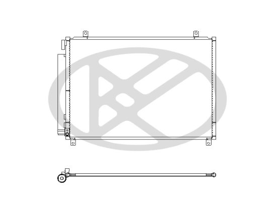 RADIATOR CLIMATIZARE KOYORAD CD101096 - Compatibil cu SUZUKI