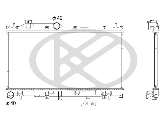 Radiator racire motor KOYORAD PL093220