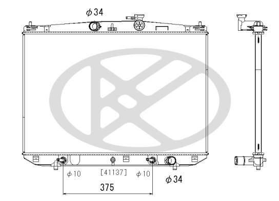 Radiator racire motor KOYORAD PL013292