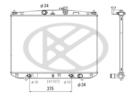 Radiator racire motor KOYORAD PL013292