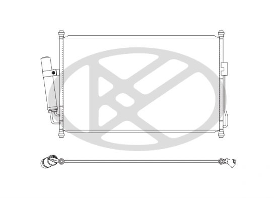 RADIATOR CLIMATIZARE KOYORAD CD310683 - Compatibil cu ISUZU