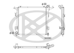 Radiator racire motor KOYORAD PL822550