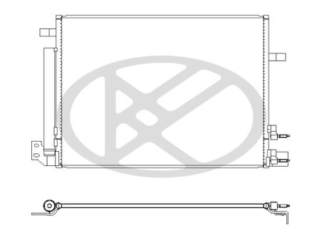 RADIATOR CLIMATIZARE KOYORAD CD311028 - Piesa auto compatibila cu mai multe marci