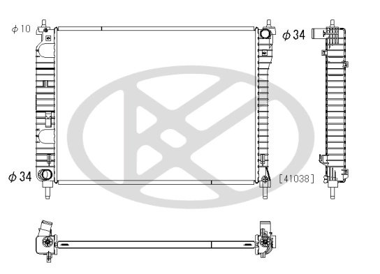 Radiator racire motor KOYORAD PL313207