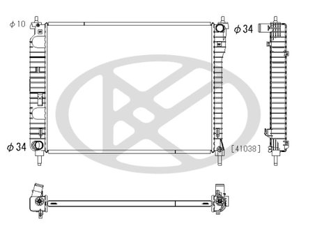 Radiator racire motor KOYORAD PL313207