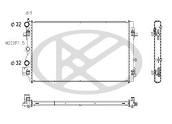 Radiator racire motor KOYORAD PL453429
