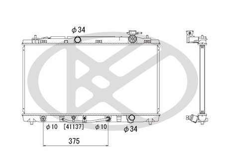 Radiator racire motor KOYORAD PL011982
