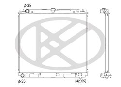 Radiator racire motor KOYORAD PL021963