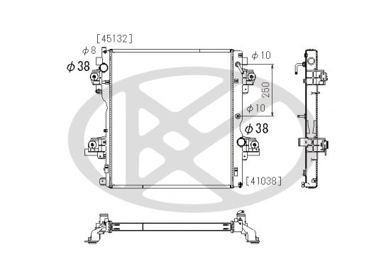 Radiator racire motor KOYORAD PL012474