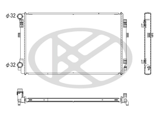 Radiator racire motor KOYORAD PL453116