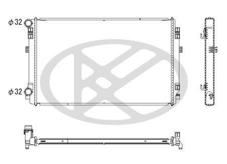 Radiator racire motor KOYORAD PL453116