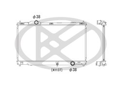 RADIATOR RACIRE MOTOR KOYORAD PL011937 - Compatibil cu LEXUS