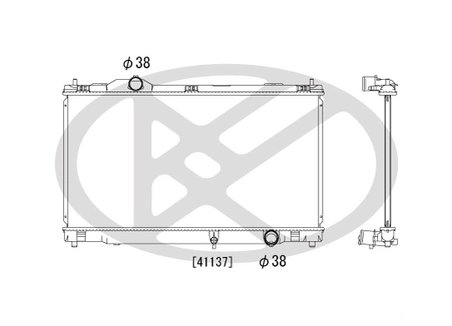 RADIATOR RACIRE MOTOR KOYORAD PL011937 - Compatibil cu LEXUS