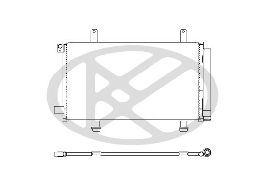 RADIATOR CLIMATIZARE KOYORAD CD100470 - Compatibil cu FIAT