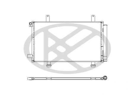 RADIATOR CLIMATIZARE KOYORAD CD100470 - Compatibil cu FIAT