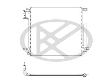 RADIATOR CLIMATIZARE KOYORAD CD331473 - Piesa auto compatibila cu mai multe marci