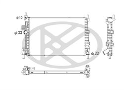 Radiator racire motor KOYORAD PL322847
