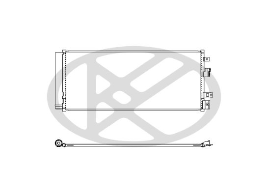 RADIATOR CLIMATIZARE KOYORAD CD461337 - Compatibil cu OPEL, VAUXHALL