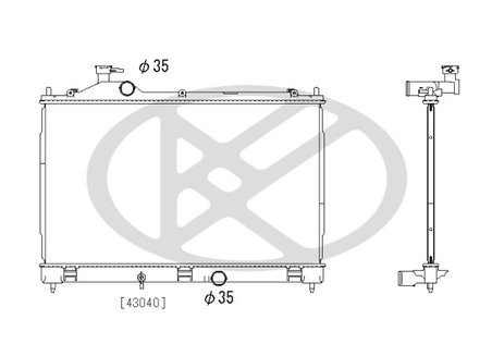Radiator racire motor KOYORAD PL033763