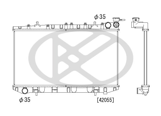 Radiator racire motor KOYORAD PL020317