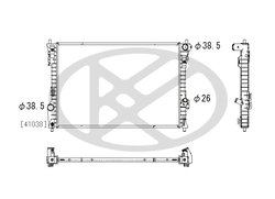 Radiator racire motor KOYORAD PL322539