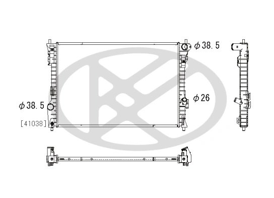 RADIATOR RACIRE MOTOR KOYORAD PL322539 - Piesa auto compatibila cu mai multe marci