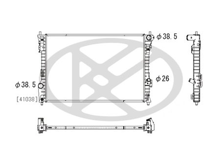 RADIATOR RACIRE MOTOR KOYORAD PL322539 - Piesa auto compatibila cu mai multe marci