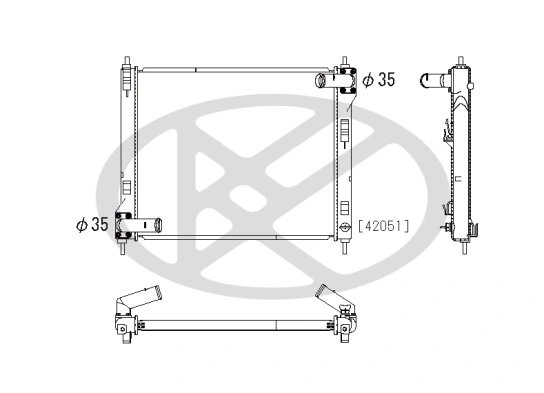 Radiator racire motor KOYORAD PL022564