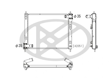 Radiator racire motor KOYORAD PL022564