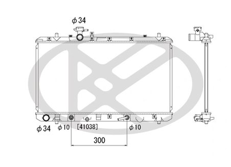 Radiator racire motor KOYORAD PL102034