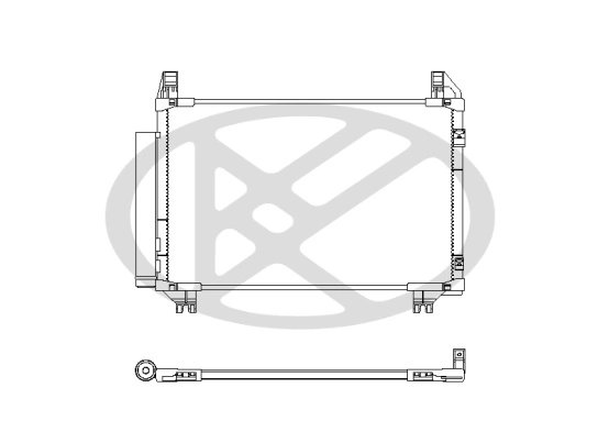 RADIATOR CLIMATIZARE KOYORAD CD010369M - Compatibil cu SUBARU, TOYOTA