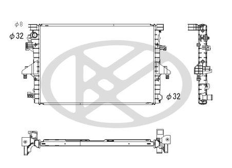 Radiator racire motor KOYORAD PL453747