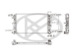 Radiator racire motor KOYORAD PL412670