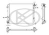 Radiator racire motor KOYORAD PL493521
