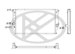 Radiator racire motor KOYORAD PL012120