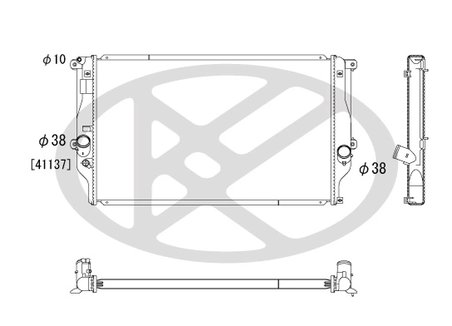 RADIATOR RACIRE MOTOR KOYORAD PL012120 - Compatibil cu TOYOTA