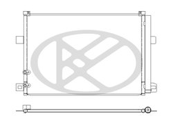 Radiator climatizare KOYORAD CD450852M