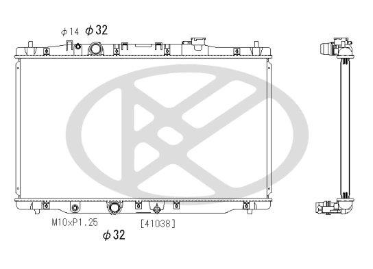 Radiator racire motor KOYORAD PL083161