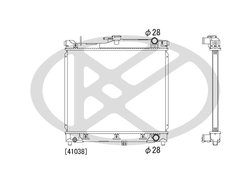 RADIATOR RACIRE MOTOR KOYORAD PL101362R - Compatibil cu SUZUKI