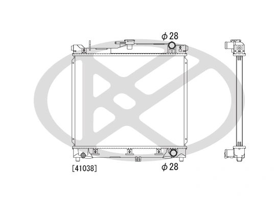 Radiator racire motor KOYORAD PL101362R