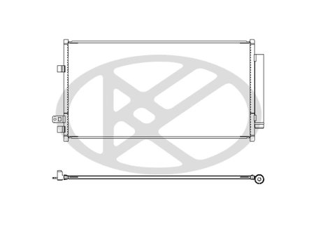 RADIATOR CLIMATIZARE KOYORAD CD331205 - Piesa auto compatibila cu mai multe marci
